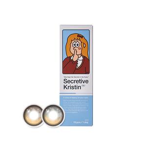 Hapa Kristin月夜微光日抛韩国美瞳追光棕云雾棕大小直径