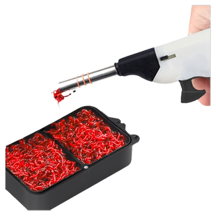 强磁自动不锈钢红虫枪上饵器皮筋蚯蚓活饵快速上钩多功能挂饵渔具