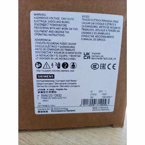 议价3RA6120-1DB32西门子起动器全新原装正品现货包邮