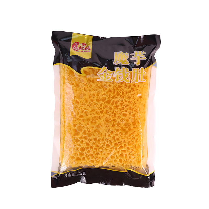 黄金素毛肚片魔芋制品食材