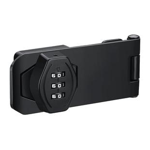 密码锁柜门锁扣抽屉锁免打孔储物柜文件柜家用门锁插销锁牌安全锁