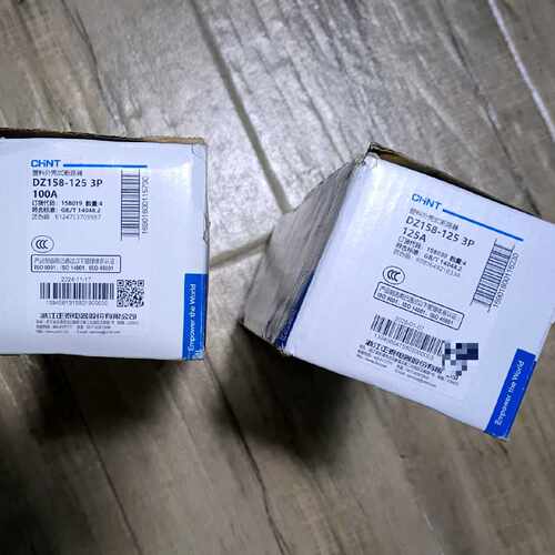 【议价-可维修】 CHINT DZ158-125 3p/100A/125A 断路器 /均有货