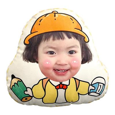 抱枕定制人形宝宝宠物照片抱枕