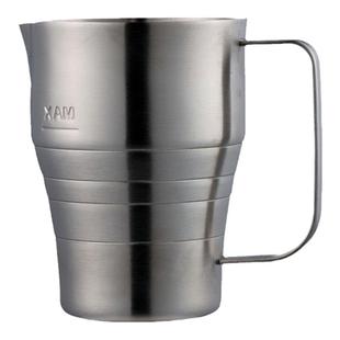 店内用~星爸爸同款优质不锈钢大量杯900ml豆奶制品304打奶拉花缸