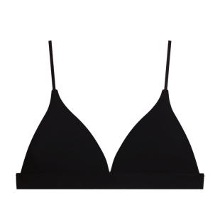 claesens法式三角杯无痕薄款无钢圈深V小胸聚拢文胸细肩带内衣女