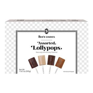 美国直邮 See's candies香草奶油巧克力棒棒糖零食进口糖果儿童