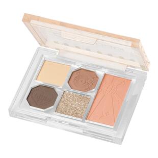 美洋MEIYANG Gracebabi五色眼影盘日常淡妆腮红高光眼影一体盘