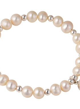 晶柜时尚女性珍珠S925纯银