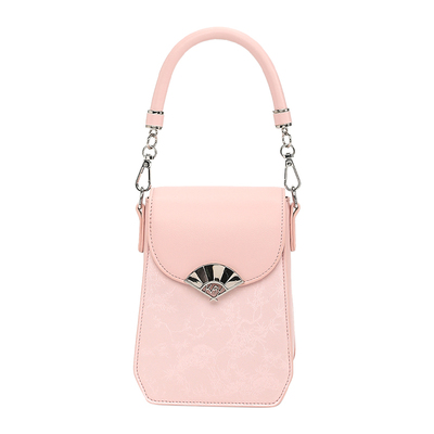 畹町粉黛系列新中式迷你斜挎小包女时尚百搭中国风手提单肩手机包