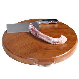 正宗越南红铁木切菜板实木家用厨房抗菌防霉案板砧板圆形铁树菜墩