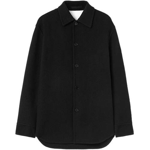 【甄选折扣】JIL SANDER 男士 绵羊毛长袖衬衫秋冬短款外套