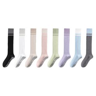 小腿压力运动袜子女夏季专业跑步跳绳骑行夏天瑜伽防滑长筒压缩袜