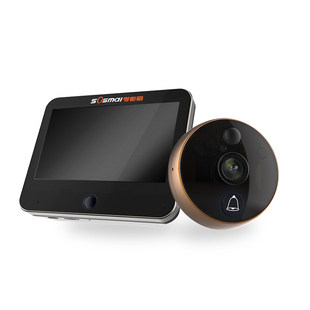 零距离电子猫眼监控家用摄像头无线可视门铃智能防盗门门镜通用