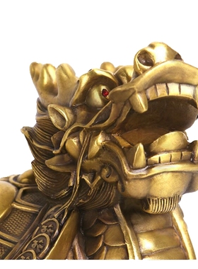 全铜福字龙龟复古装饰品