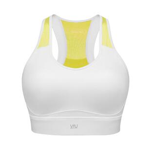 VfU高强度运动内衣防震强支撑包裹搭扣背心透气网纱健身跑步文胸