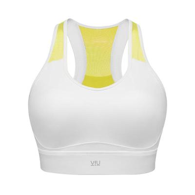 VfU高强度运动内衣防震强支撑包裹搭扣背心透气网纱健身跑步文胸