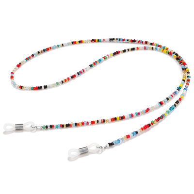 刘亦凡七彩亚克力串珠眼镜绳防滑