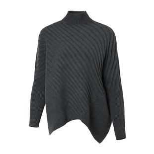 海青蓝 高级感针织衫2025年新款打底衣女装设计感小众不规则上衣