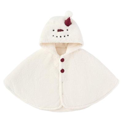 babylove加绒加厚斗篷