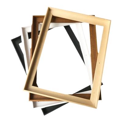 油画框外框青蓝实木简约窄边定制