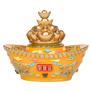 现货正品2026马年李居明吉祥物东南黄金千万两摆件九紫位客厅摆设