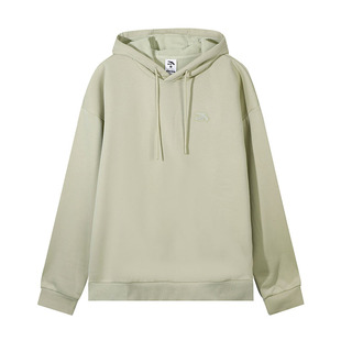 安踏卫衣男款青少年连帽上衣2025新款冬季加绒加厚休闲流行帽衫男