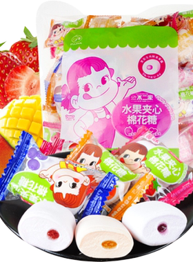不二家优选果酱夹心棉花糖Q弹