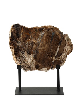 现代轻奢大理石实木软装台面摆件