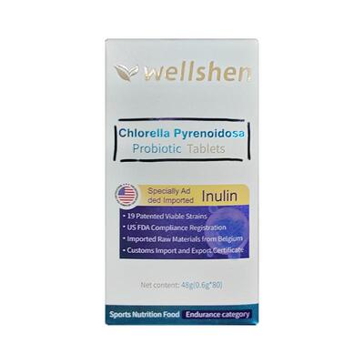 wellshen蛋白核小球藻益生菌片48g