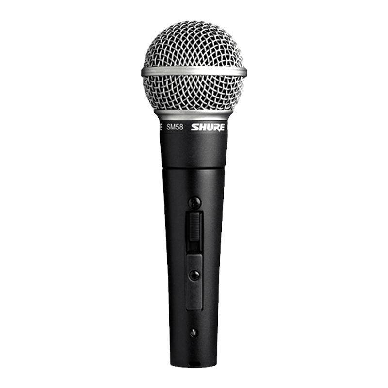 Shure/舒尔SM58S动圈麦克风舞台演出K歌专业录音话筒直播设备全套