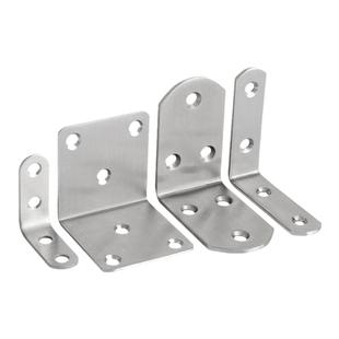 包邮不锈钢角码木板桌椅橱柜衣柜固定连接件90度直角马层板托L型