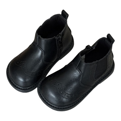 JLD金乐迪儿童真皮保暖二棉皮靴