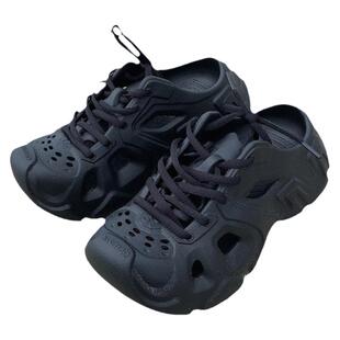 细细条 情侣户外运动防滑一脚蹬沙滩鞋溯溪鞋春夏时尚洞洞鞋男女