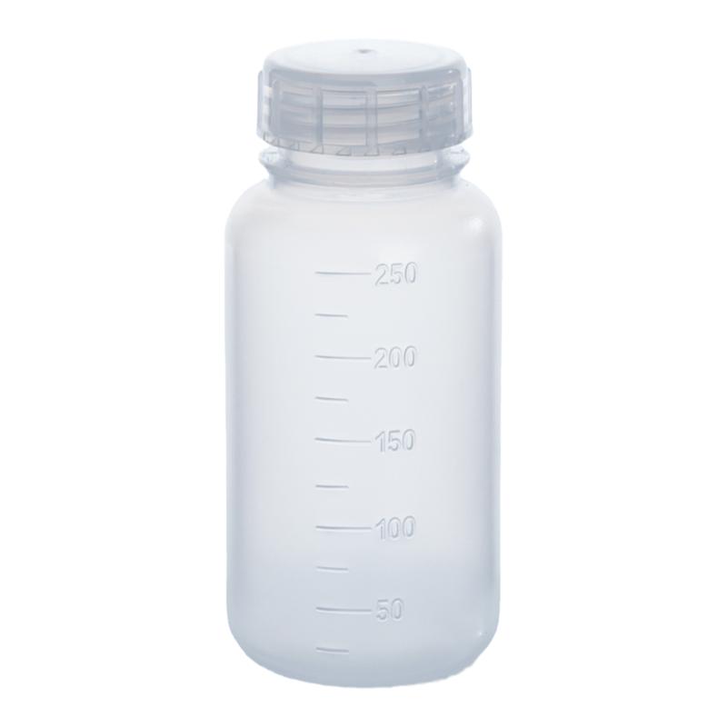 带刻度塑料瓶子日式食品级透明500ml密封瓶PP大口1000ml试剂瓶小