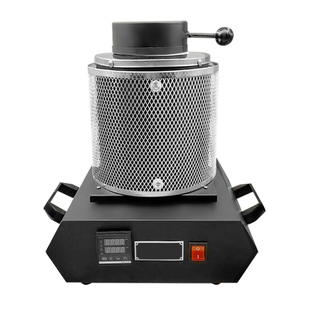 小型熔金炉高温融化炉黄金银铜铝中频熔炼炉金属坩埚实验室电熔炉