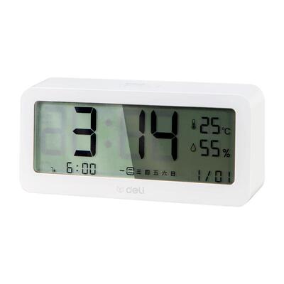 得力电子闹钟学生专用2026智能