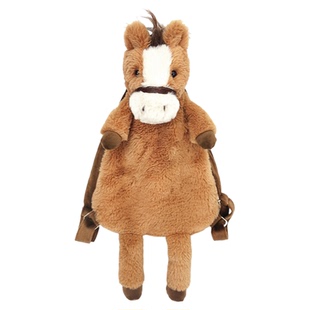 美国monami莫奈美小马德菲丝背包毛绒玩偶带帽毯子新年礼物送礼