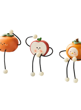 创意水果坐姿小摆件女生工位