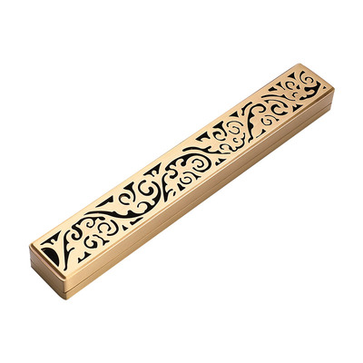 黄铜线香盒卧香炉中式香薰炉香托