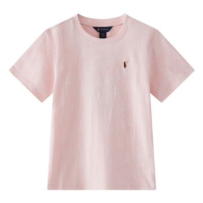 POLOWALK童装女童圆领短袖T恤