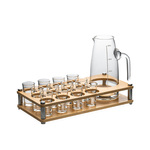 高档中式白酒杯分酒器家用套装小酒杯小号酒盅饭店商用2两带刻度