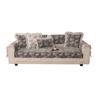 沙发垫新款2025四季通用轻奢高级感简约现代座垫子固定防滑盖布巾