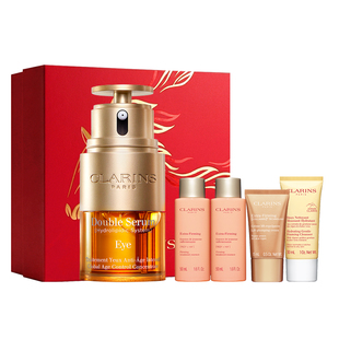 [新年礼物]娇韵诗双萃眼精华眼霜焕亮紧致提拉改善暗沉熬夜眼