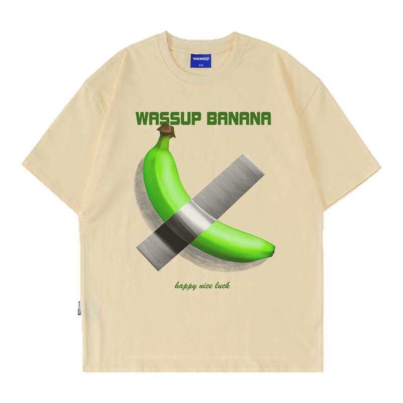 WASSUP美式3D喷墨短袖T恤男女装