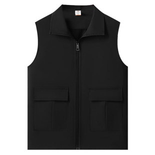 4s店工作服马甲定制印logo公司活动户外宣传坎肩工装防水背心工服