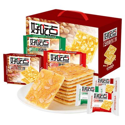 好吃点香脆饼干添加真实果仁