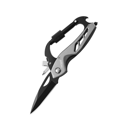 拉格斯多功能登山扣折刀D型扣