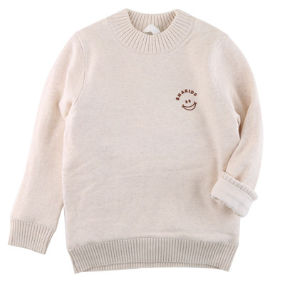 双层加绒棉质毛衣快活龙贴身不扎