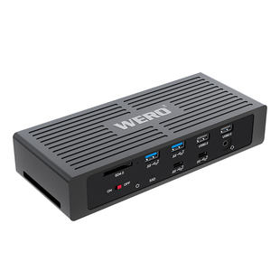 WERO雷电3 Displaylink双4K+HDMI2.1 4k144hz扩展坞适用于雷电345