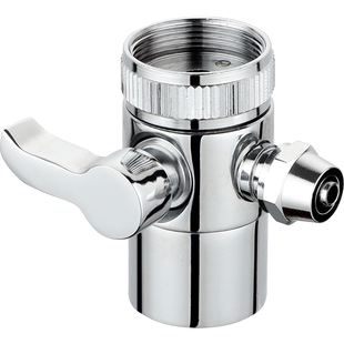 花洒水龙头外接2分3分4分水管接口洗衣机净水器三通阀分水器配件